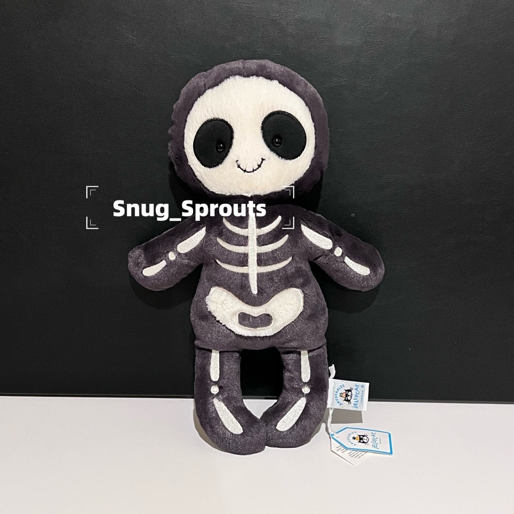 AUTHENTIC‼️ NWT Jellycat skeleton Bob 13“ Halloween limited - FAST SHIPPING